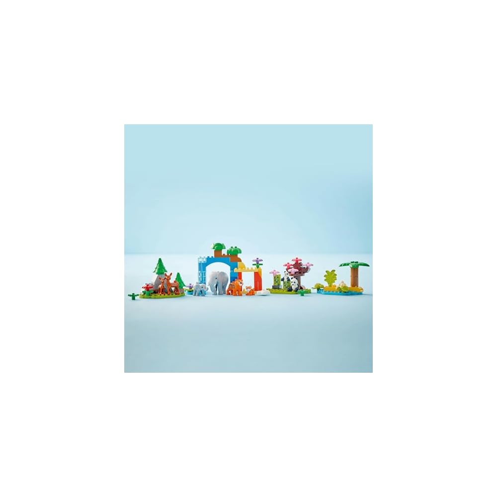 LEGO DUPLO Animal Family 3-in-1 Building Set 92 Pieces Educational Toy for Kids Ages 2-4