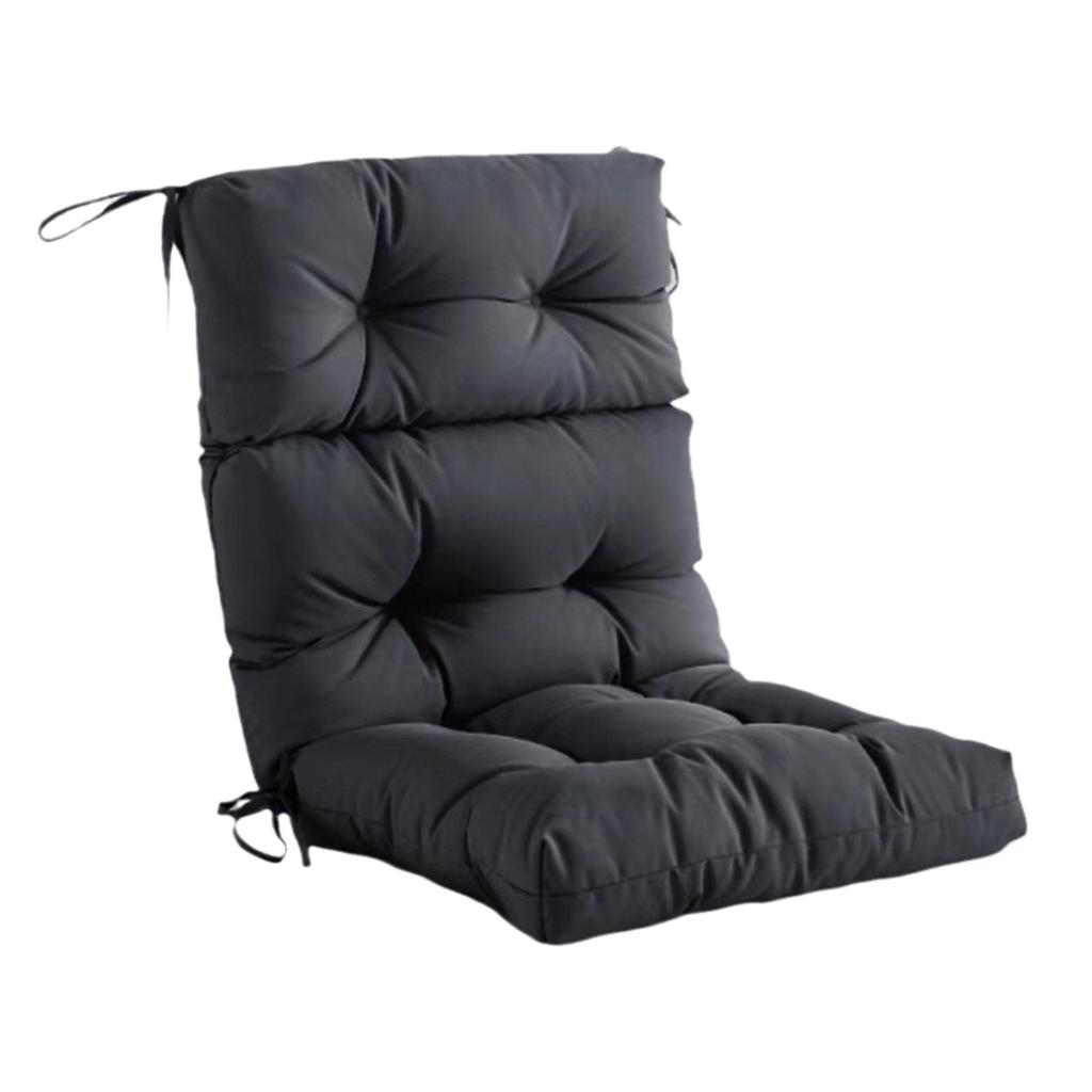Outdoor Seat Back Chair Cushion All Seasonal Soft High Back Chair Cushion for Outside Living Room Garden Patio Furniture Cafe