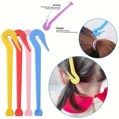 5Pcs Hair Bands Rubber Cutter Girls DIY Styling Headwear Band Cutting Tool