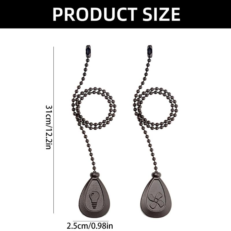 Ceiling Fan Pull Chain Enhancements Metal Extenders Fan Pulls Extenders Replacement Pull Chain Home Decors Pull Chain