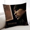 American Singer UUsher cushion cover Home Bedding Sofa living Room pillowcase Simple Soft Skin Cushion Cover Party Gift