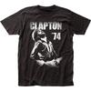 Eric Clapton 74 Mens T Shirt Music Classic Concert Rock Band Tee New Black