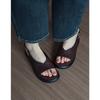 Sheepskin version~ Leather retro cross-strap platform Roman shoes women's summer new casual beach comfortable open-toed sandals