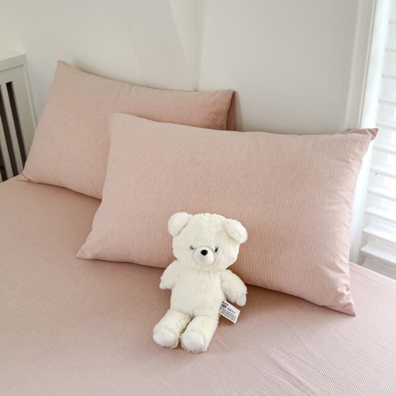 2pcs Pillowcase 100% Cotton Pillow Cover Stripe Style Pillowsham 48x74cm Pillow Case Home Bed Soft Pillowslip Fundas De Almohada