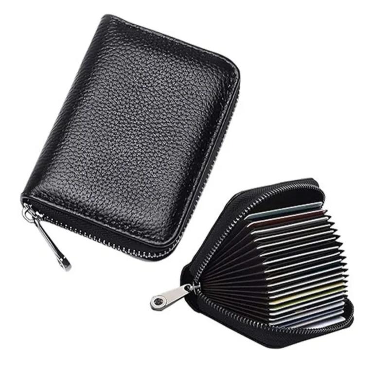 Portacarte Sottile Antimagnetico Grande Capacità Portafoglio Multicarta Porta ID Patente per Uomo Donna