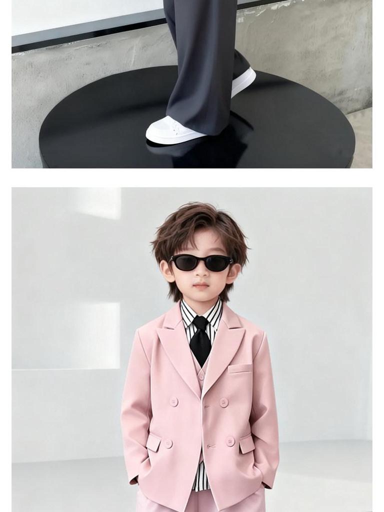 Boys' Spring Casual Suit Set - Formal Page Boy & Piano Performance Wear