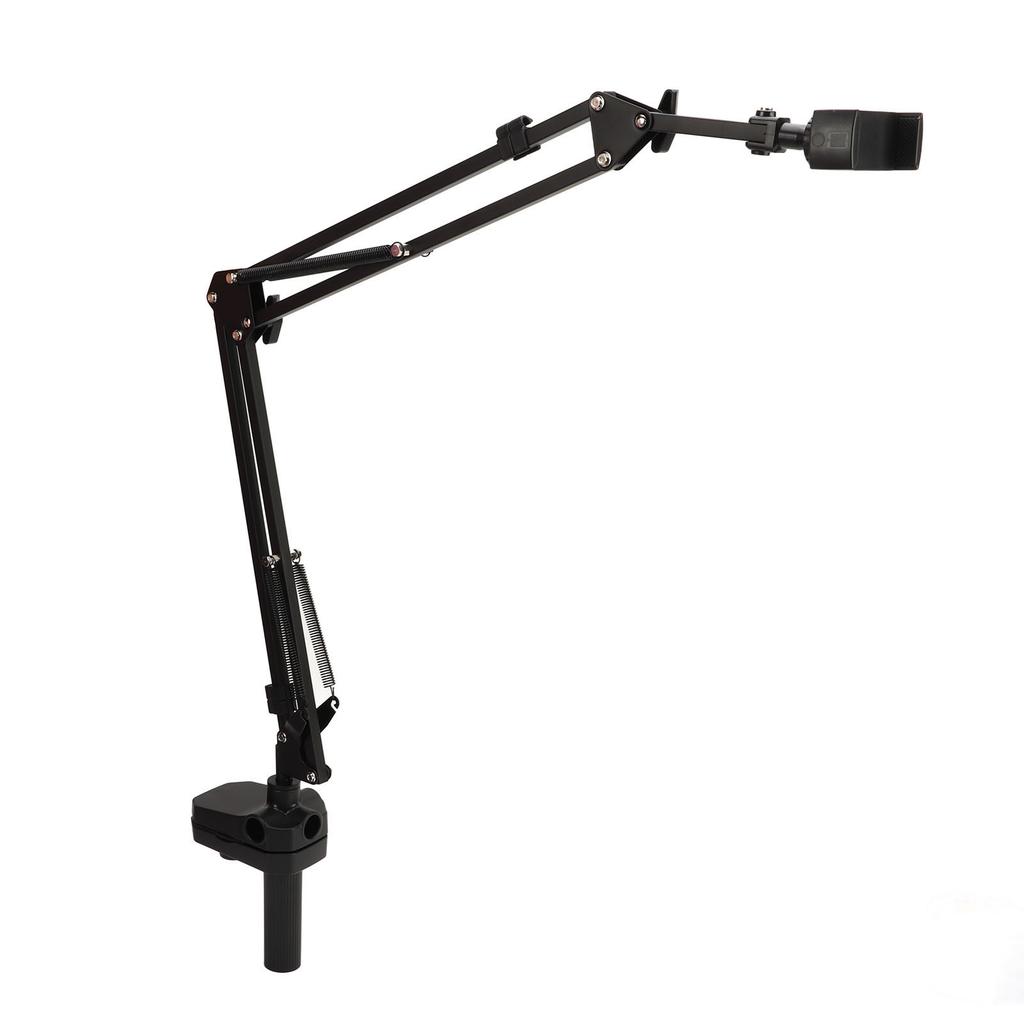 Heavy Duty Phone Tablet Metal Holder Adjustable Alloy Steel Phone Holder Cantilever Bracket with Clamp