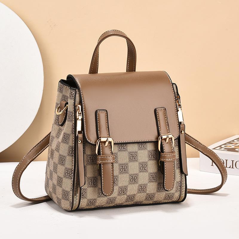 

Сумка Рюкзак Женский Премиум 2025 Новый Модный Женский Простой Наплечный Кроссбоди Сумка Маленький Рюкзак Женская Сумка