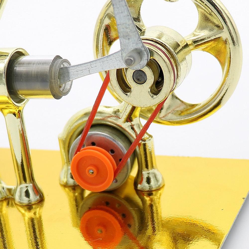 Mini Värmeluft Stirlingmotor Modell Generator Motor Ångkraft Pedagogisk Leksak