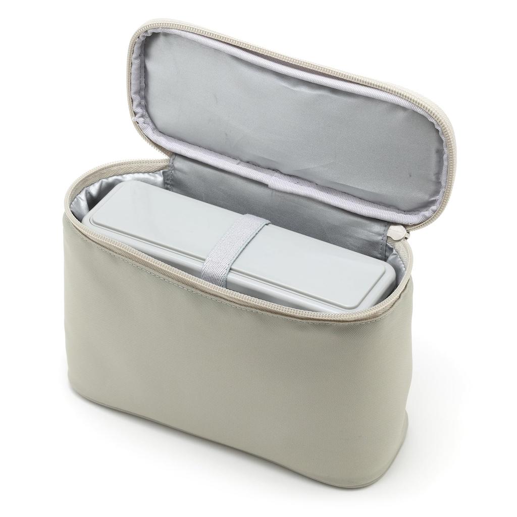 GEL-COOL Fit Slim Insulated Single-Tier Lunch Box Case, W19 X D7 X H13cm (Slim Fit), Gray, Product Code: 0102-0347