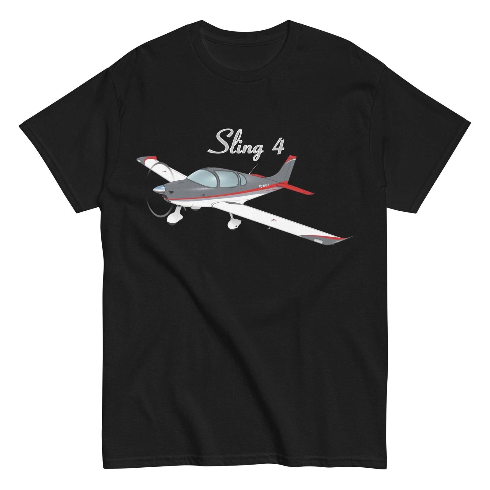

Футболка для самолета The Airplane Factory Sling 4 Custom - Персонализированная с вашим номером N# L