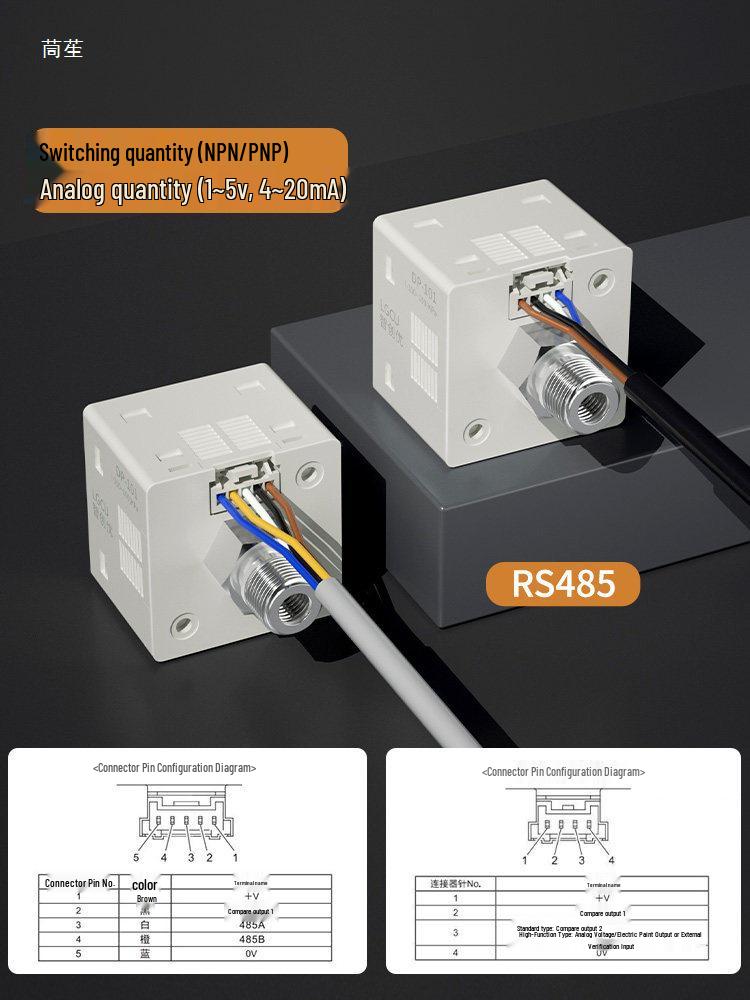 DP-101A/102 Digital Pressure Gauge Sensor with RS485 and Analog Output