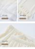 White Rose French Sweet Ice Silk Women's Pajama Set, Spring/Autumn, Long Sleeve, Indoor/Outdoor Wear
