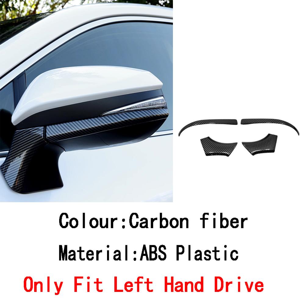 For Toyota Venza/Harrier    2024 ABS/Steel Frame Side Rearview Mirror Strip Cover Trim Sticker Eyebrow Accessories