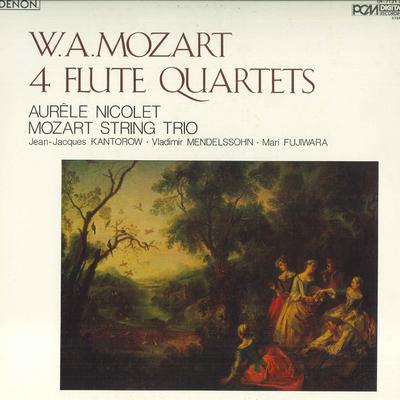 LP Record MOZART, AURÈLE NICOLET, MOZART TRIO - Complete Flute Quartets OF7131NDPROMO DENON 1984 Japan Classical Used