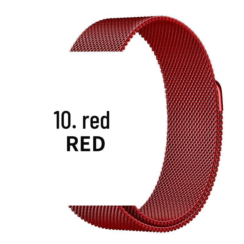 Compatible Stainless Steel Milanese Magnetic Band for Apple Watch Series 1-9 & SE.
