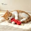 Small Lightweight Cat Kitten Toys Plush Chew Toy, Sugarcoated Haws Stick Design, Teething Solo Play for Cats Stuffed Toy Indoor Biting, Boredom