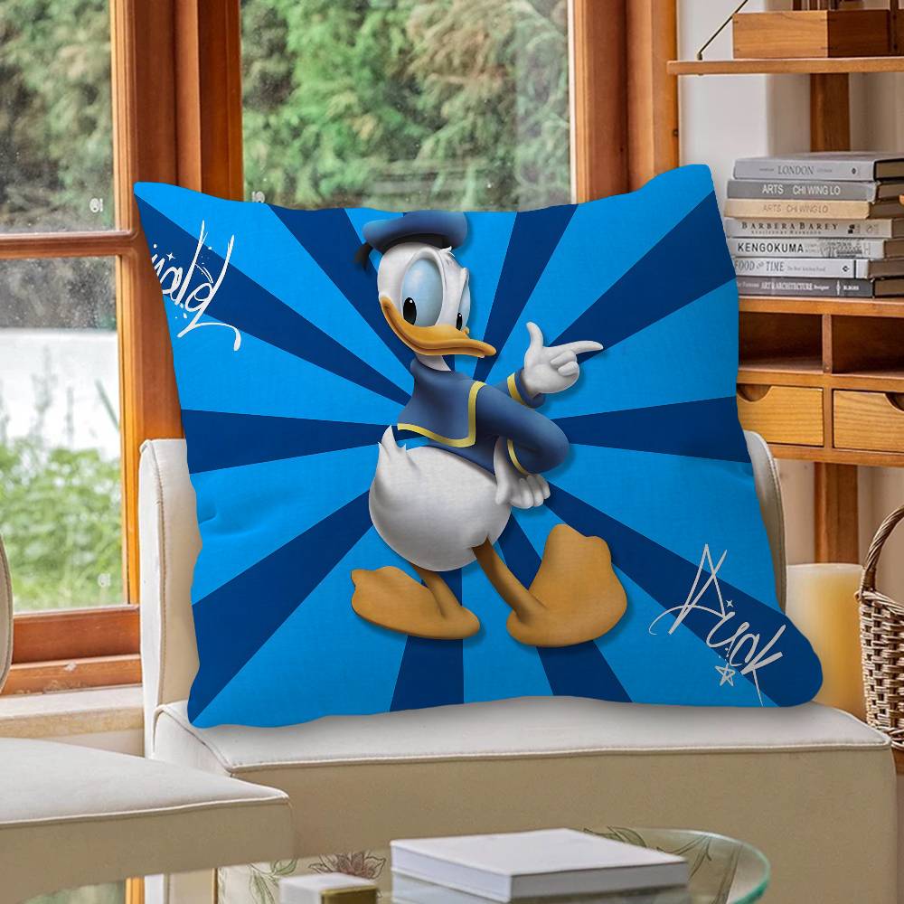 D-Donald D-Duck Personalized Picture Text Home Decorative Pillows Household Gifts 45x45cm
