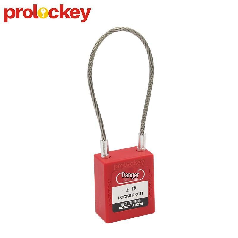 Prolockey 3.2mm Steel Cable LOTO Padlock