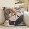 Jobless Reincarnatio Rudeus Greyrat Square Sofa Pillow Cover Solid Color Living Room Home Decor Cushion Case