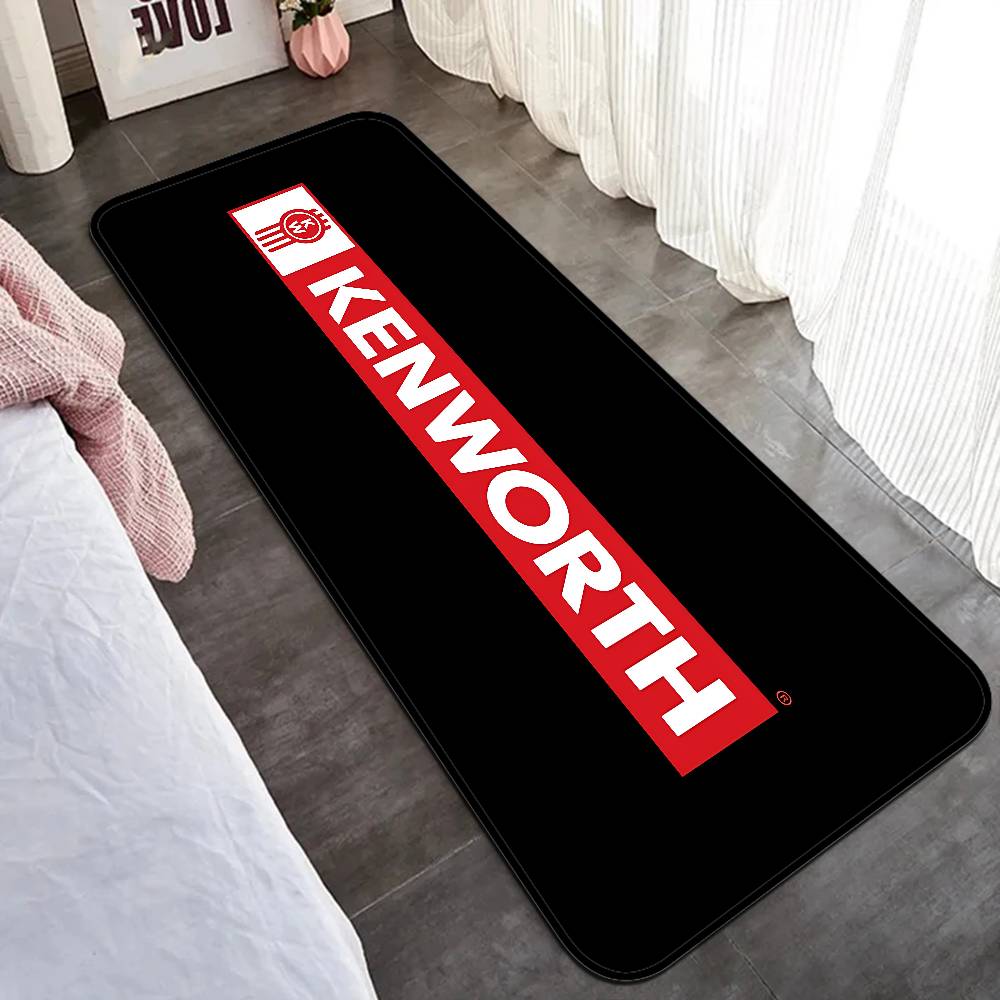 K-Kenworth Truck Logo Floor Mat Rectangle Anti-slip Home Soft Badmat Front Door Indoor Outdoor Mat Welcome Doormat