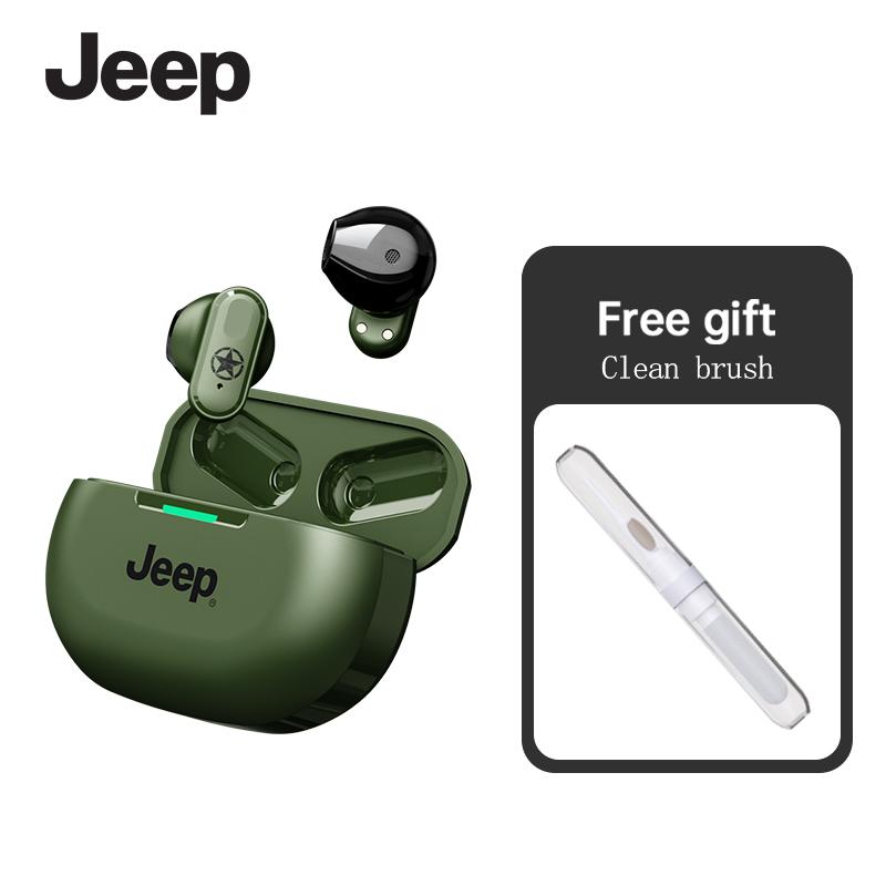 JOT2 Jeep TWS Wireless Bluetooth Earphones Sport Music Headphones HiFi Stereo Headset Noise Reduction Earbuds with Mic HD Voice