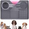 Pet Licking Mat: Slow Feeder with Suction Cup for Dogs