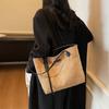 Suede Bag Women's Large-capacity New Autumn and Winter Versatile Shoulder Bag Rhombus Commuter Tote Bag