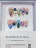 Handmade 3D French Style Multi-color Wearable Nail Tips