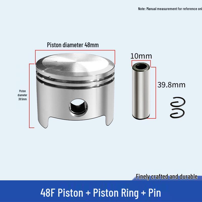 Four-Stroke Lawn Mower Piston Ring & Two-Stroke Brush Cutter Piston Assembly 