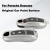For Panamera Cayenne Macan 718 971 Boxster 982 911 Taycan Original Car Paint And Same Color Matte Grey Key Case Shell