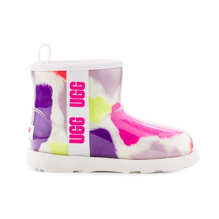 UGG Classic Clear Mini Party Spots Women Boots White 1124956-WHT