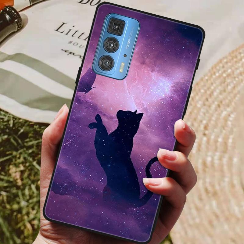 Für Motorola Moto Edge 20 Pro Hülle Weiche TPU Silikon Rückseite für Motorola Moto Edge S 20 Pro 5G Handyhüllen Mode Coque