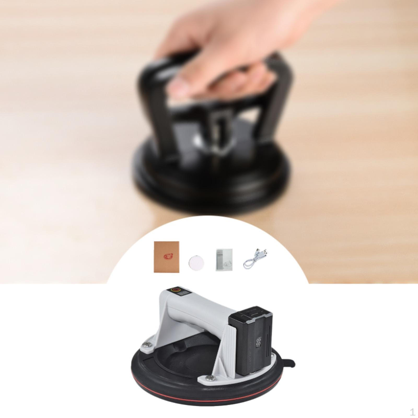 

Електричні вакуумні присоски Домашні підйомники Портативні для обробки деревини на кухні сірий колір