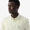 Lacoste Men's Linen Stripe Short-Sleeve Shirt CH8061-56G374
