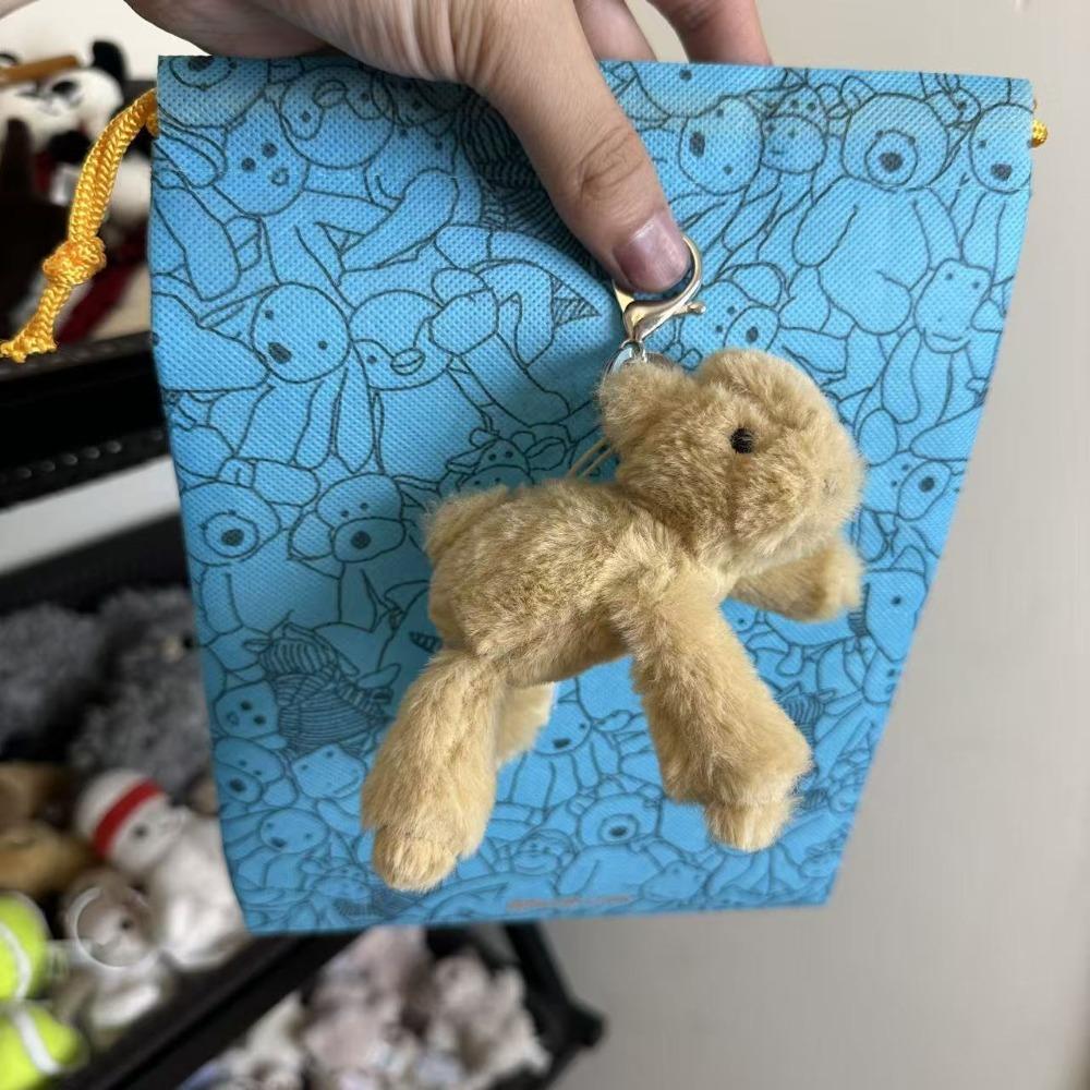 Zábavný želé plochý náhradní přívěsek croissantová koule klíčenka taška dekorativní plyšová hračka dárek