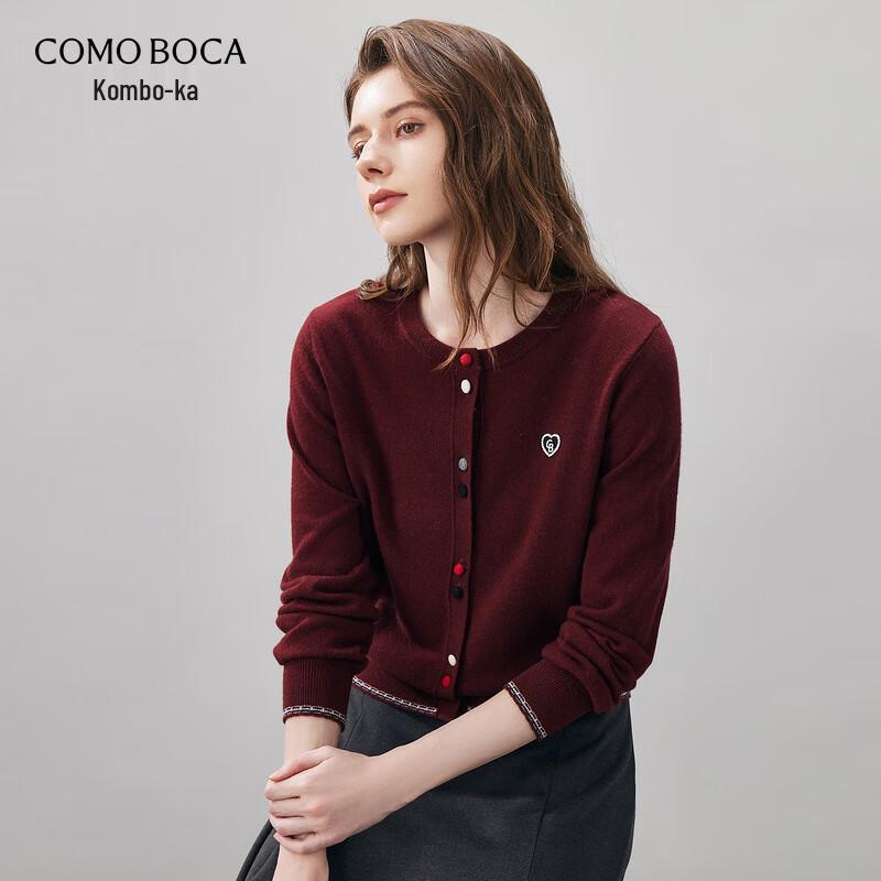 

Commomboca Women s Jacquard Knit Wool Cardigan XL