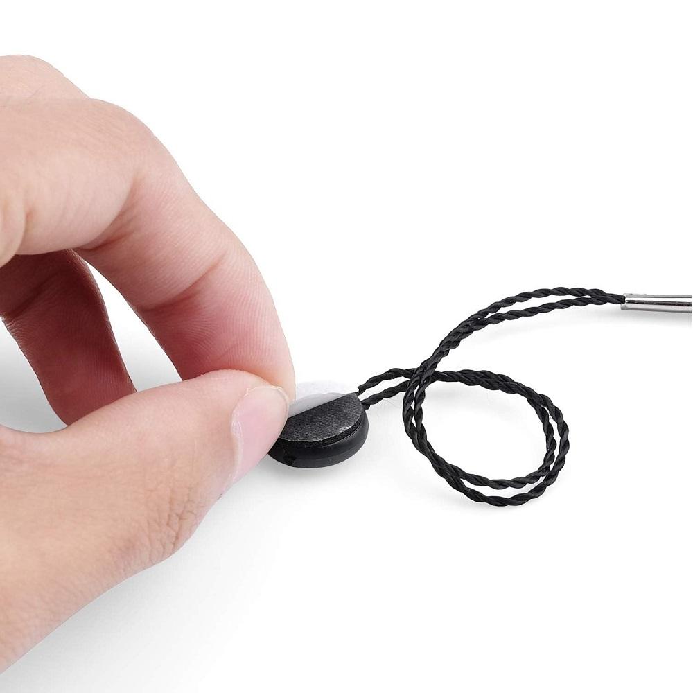 3 Pack Lens Cap Leash Lens Cap Keeper Holder with Microfiber Cleaning Cloth,Prevent Lens Cap Lost for DSLR SLR Camera Canon