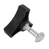Black Plastic Lawn Mower Triangle Handle Knob Screw Bolt Replacement Lawn Machine Accessories