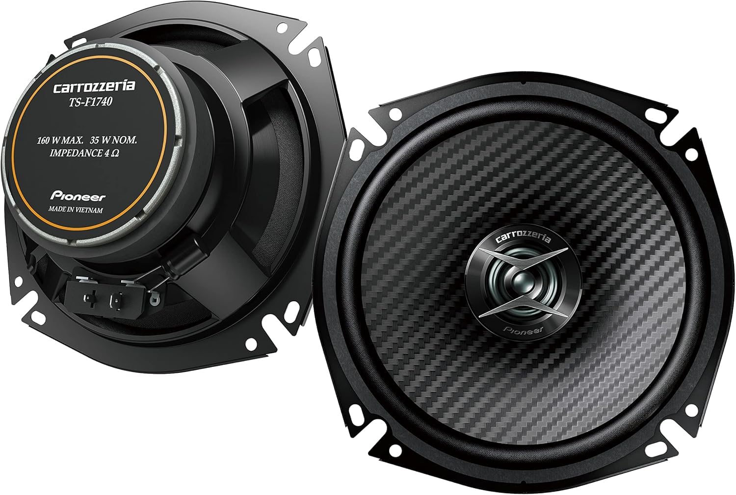

Pioneer 17cm Custom Fit Speakers Coaxial High Resolution Compatible Carrozzeria [Speakers] TS-F1740-2 2-Way