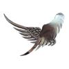 YIDELI Car Emblem 3D Feather Wings Wings Sticker Car Universal Metallic Seal Logo Metal