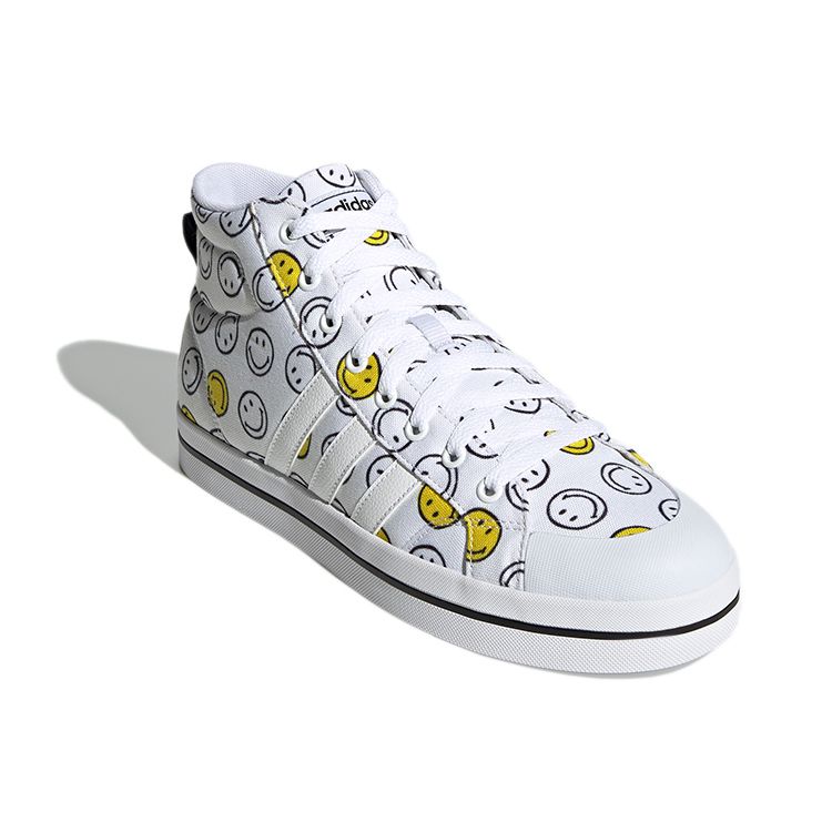 Adidas Neo Bravada Mid Smiley Unisex Sneakers White H03088