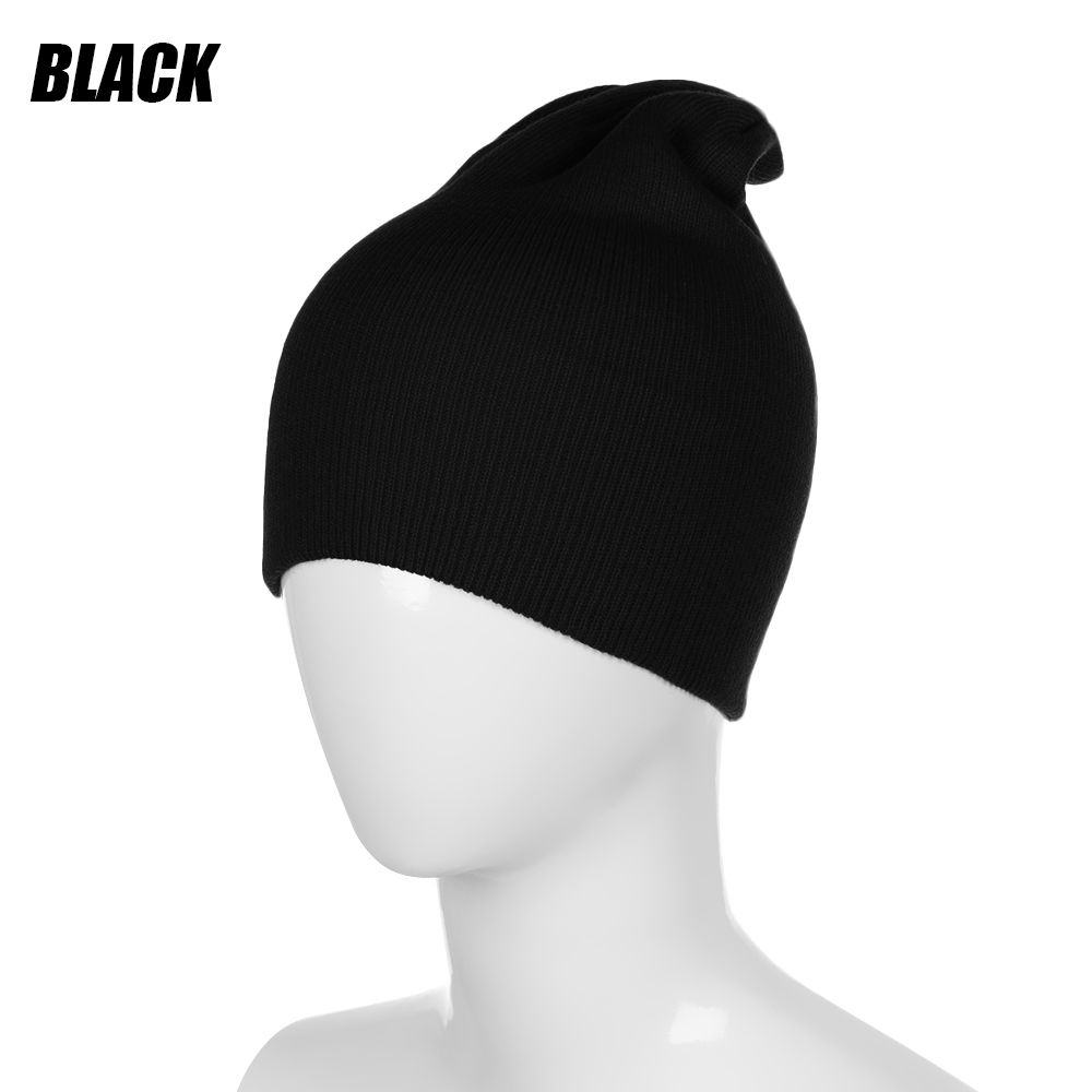 Warm New Fashion Elastic Hip Hop Candy Color Soft Knitted Cap Skullcap Beanies Hat