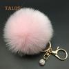 Mode Kunstfell Flauschiger Bommel Ball Auto Anhänger Handtaschen Anhänger Schlüsselanhänger Schlüsselring Aufhängung Anhänger