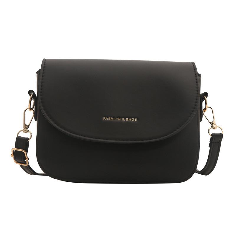 Trendy Candy-colored Saddle Bag In White Khaki Pink Green Brown Black