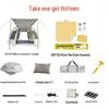 Instant Set-Up Hexagonal Tent: Multi-Person, Mosquito-Proof, Sun-Protected, Folding for Camping & Picnics.