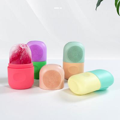 Yousheng Ice Roller Face Massager Reusable Ice Compress Puffy Eye Bag Removal Pores Shrink Face Silicone Ice Mold Women Skin Care Tool