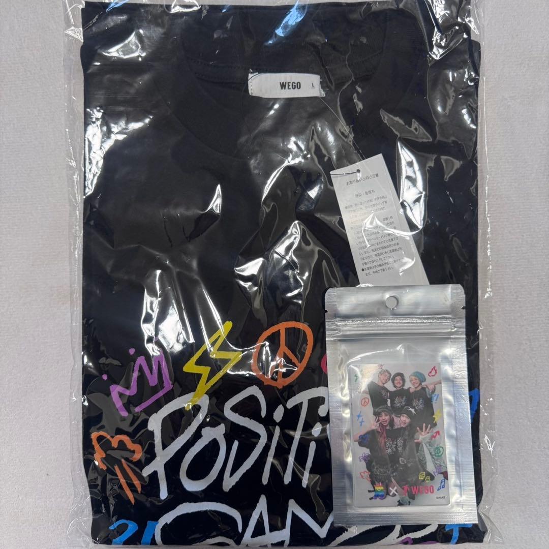 [New and unused] PG WEGO collaboration T-shirt L sticker set of 3