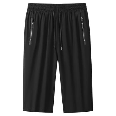 Szorty męskie ponadgabarytowe odzież markowa szorty letni styl krótkie spodnie na co dzień oddychające wygodne cienkie spodnie lodowego jedwabiu