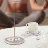 4pcs DIY Diamond Painting Incense Tray Acrylic Diamond Art Incense Burner Stick Holder Special Shaped for Adults Beginners